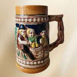 Кружка пивная "Застолье" 1980-1990 гг.. Картинка 1